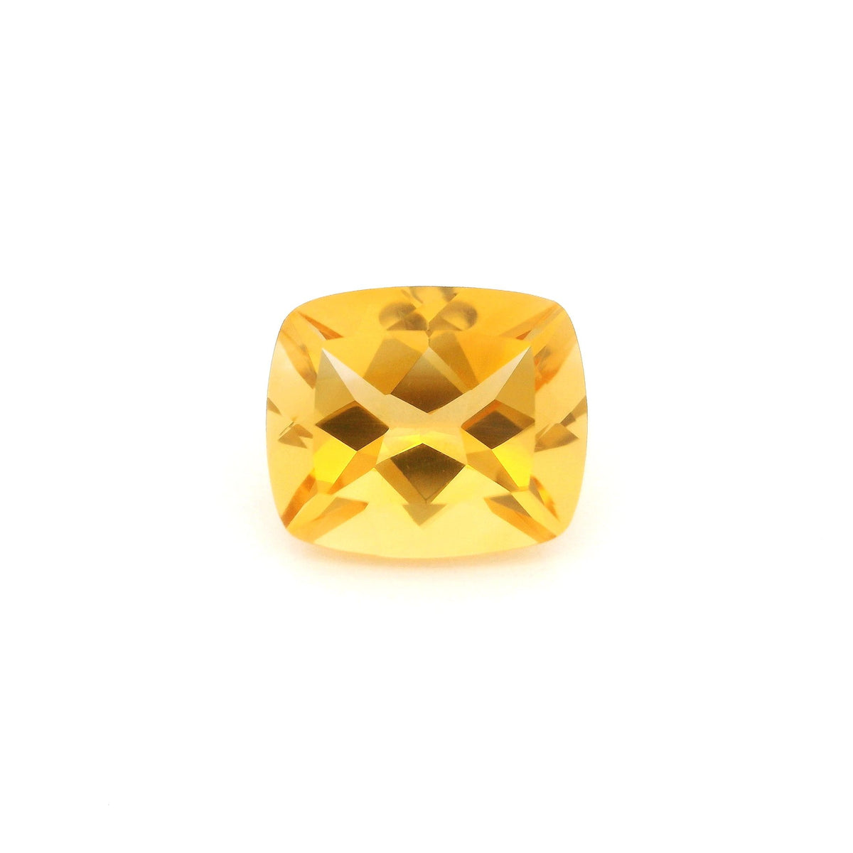 Cushion Yellow Citrine 4.93ct loose gemstone