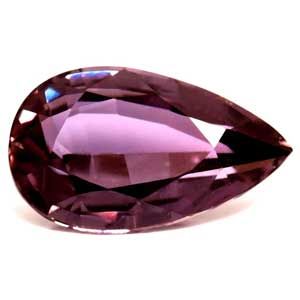 Pear Purple Sapphire 3.21ct loose gemstone