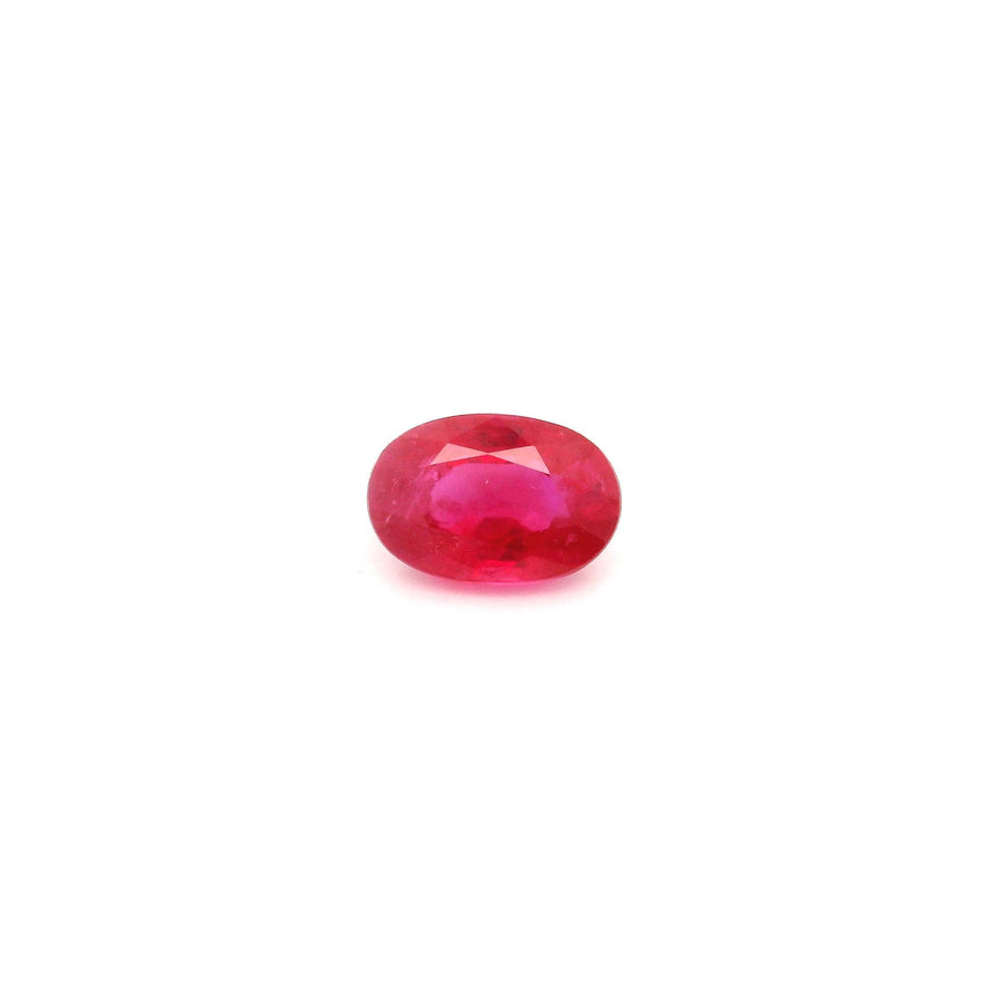 Oval Red Ruby 0.74ct loose gemstone