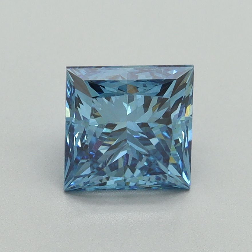 Princess Fancy Vivid Blue Lab-grown Diamond 1.54ct VS1 loose diamond