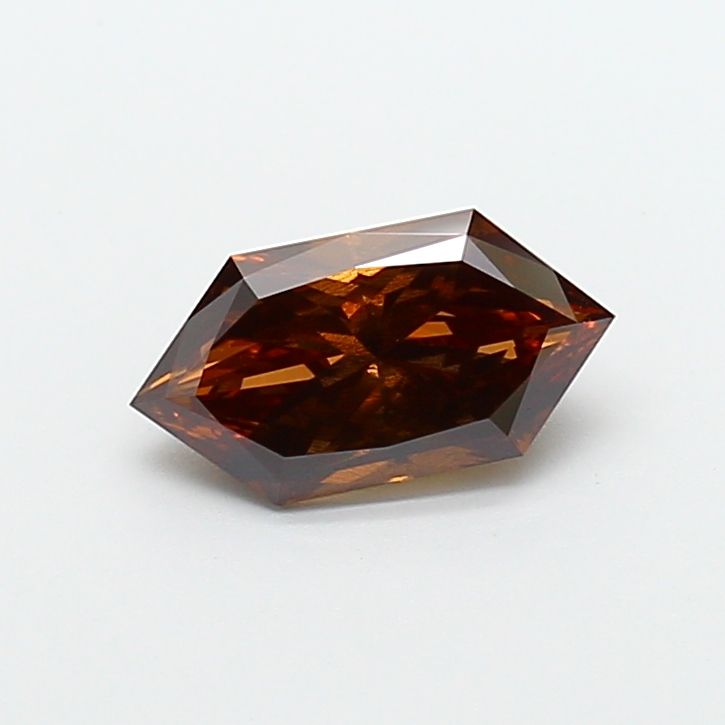 Hexagonal Fancy Brown Lab-grown Diamond 1.52ct SI2 loose diamond