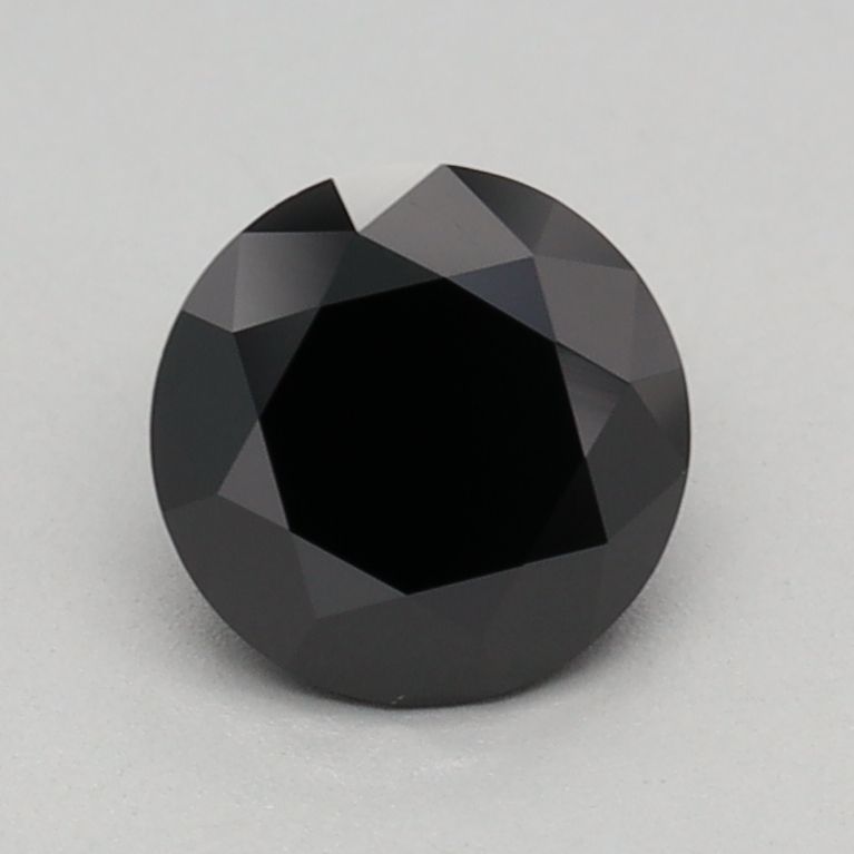 Round Fancy Black Lab-grown Diamond 0.75ct loose diamond