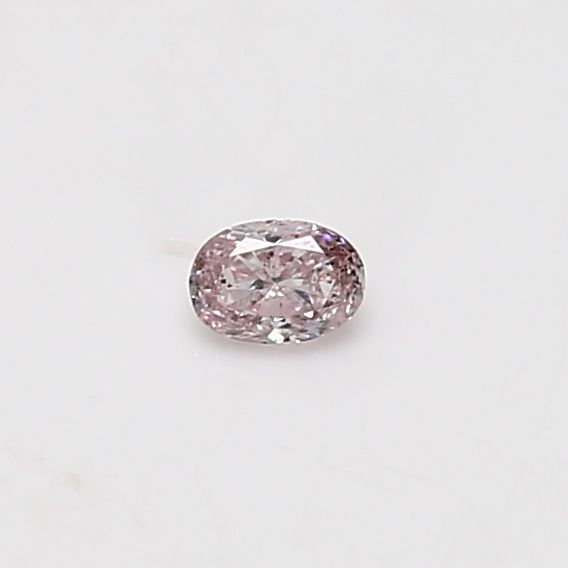 Oval Fancy Pink Natural Diamond 0.11ct loose diamond