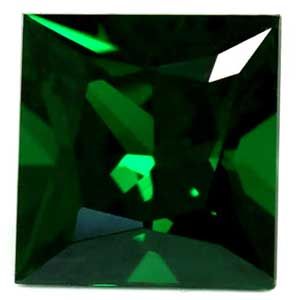 Square Green Garnet 1.73ct loose gemstone