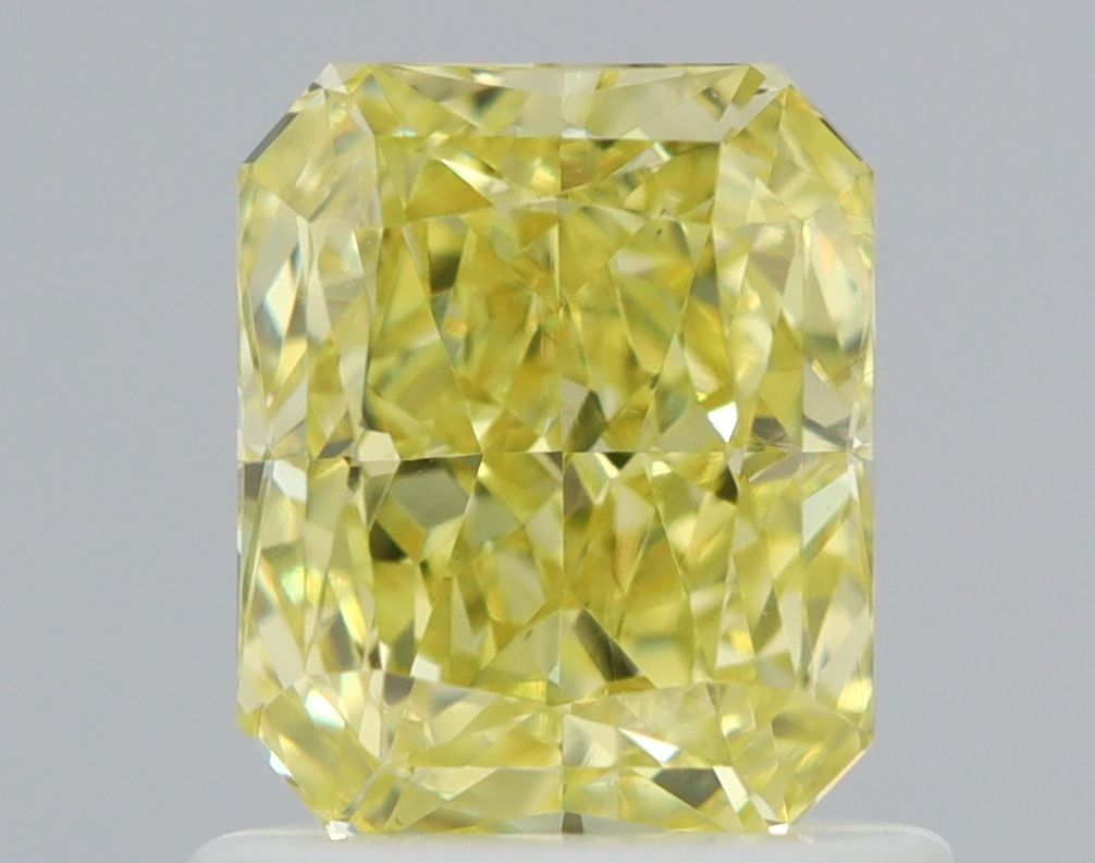 Radiant Fancy Intense Yellow Natural Diamond 1.02ct VS2 loose diamond