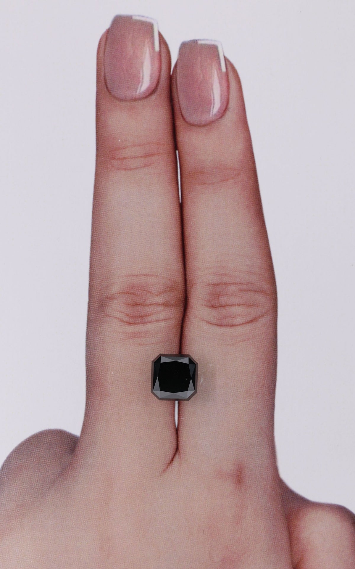Radiant Black Natural Diamond 3.52ct loose diamond