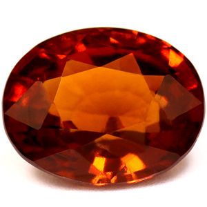 Oval Orange Garnet 6.92ct loose gemstone