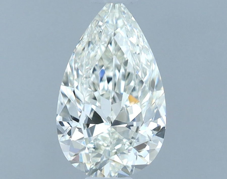 Pear Natural Diamond 0.55ct H IF