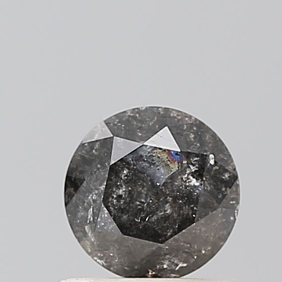 Round Salt And Pepper Natural Diamond 0.71ct VVS2 loose diamond