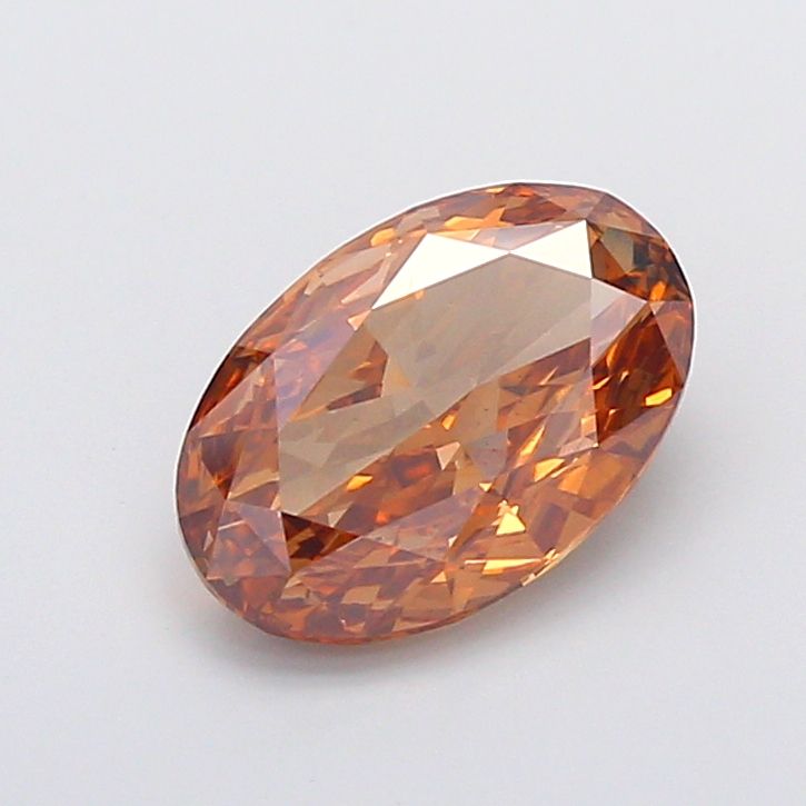 Oval Fancy Brown Lab-grown Diamond 3.06ct VS1 loose diamond