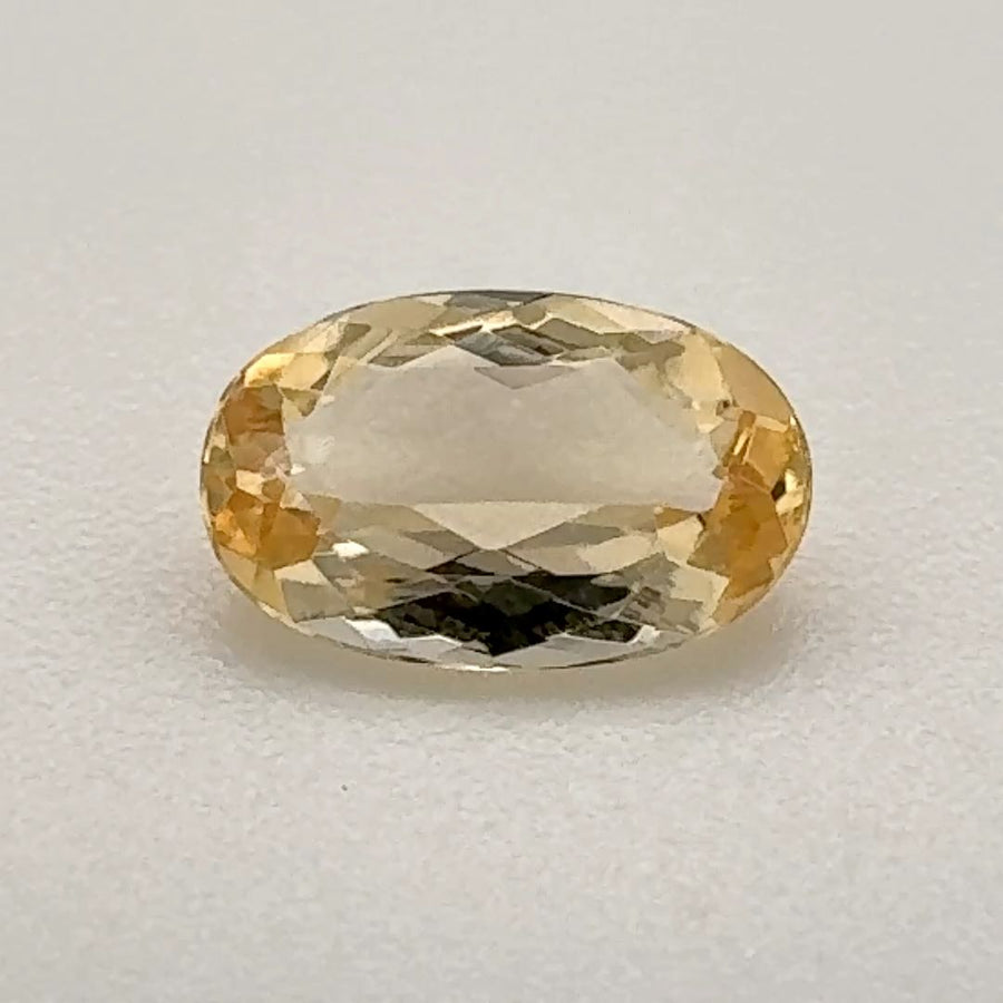 Oval Yellow Topaz 0.77ct loose gemstone