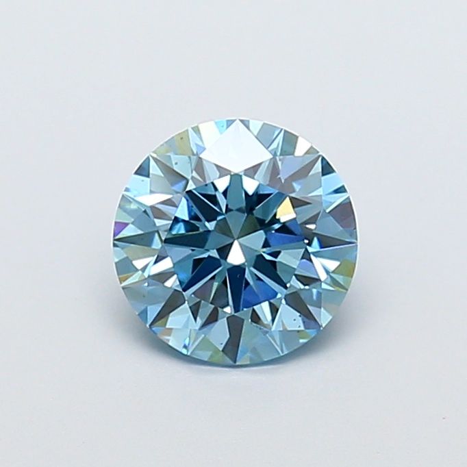 Round Fancy Vivid Blue Lab-grown Diamond 2.02ct VS2 loose diamond