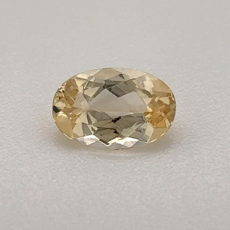 Oval Yellow Topaz 0.5ct loose gemstone