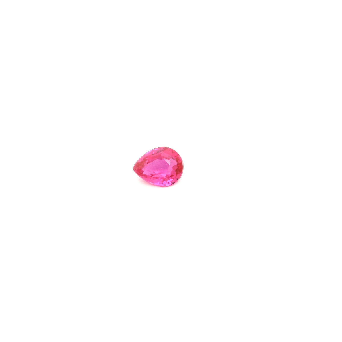 Pear Red Ruby 0.22ct loose gemstone
