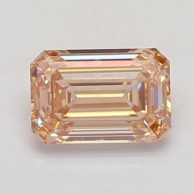 Emerald Champagne Lab-grown Diamond 3.16ct VS1 loose diamond