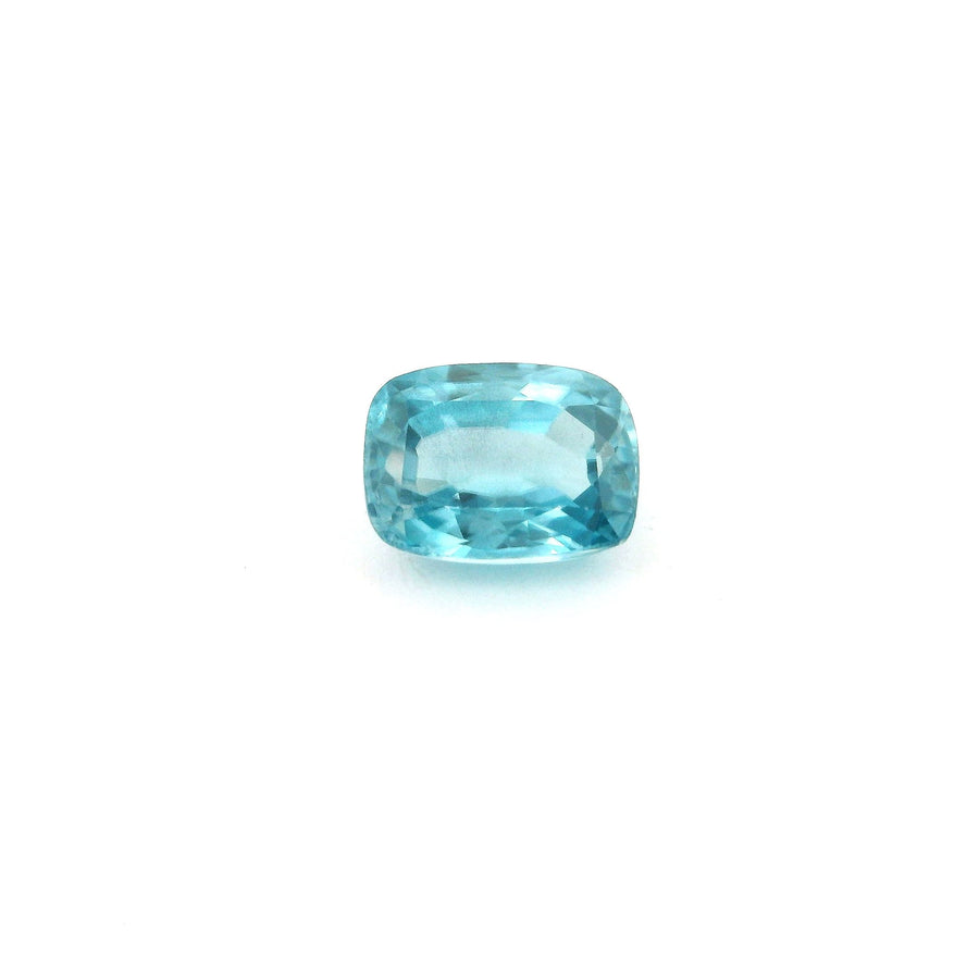 Cushion Blue Zircon 2.36ct loose gemstone