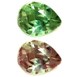 Pear Green Alexandrite 0.33ct loose gemstone