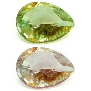 Pear Green Alexandrite 0.23ct loose gemstone