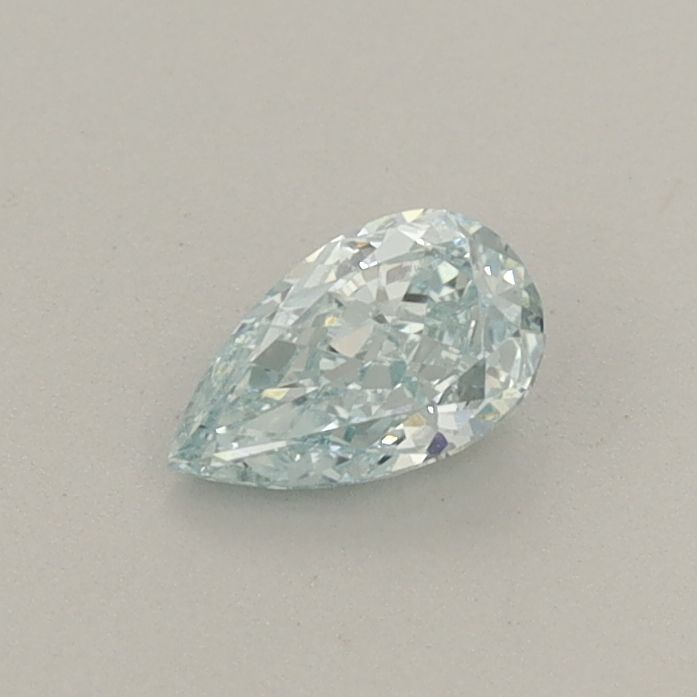 Pear Fancy Intense Green Lab-grown Diamond 0.37ct VVS2 loose diamond