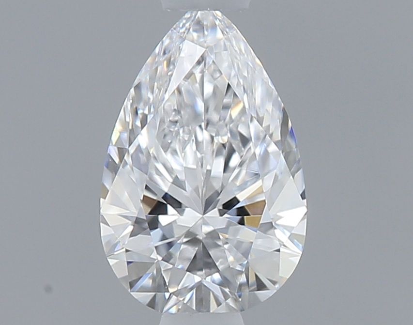 Pear Natural Diamond 0.40ct D IF