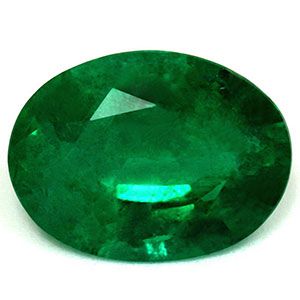 Oval Green Emerald 1.7ct loose gemstone
