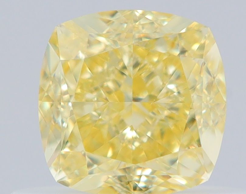 Cushion Fancy Yellow Natural Diamond 0.66ct VVS2 loose diamond
