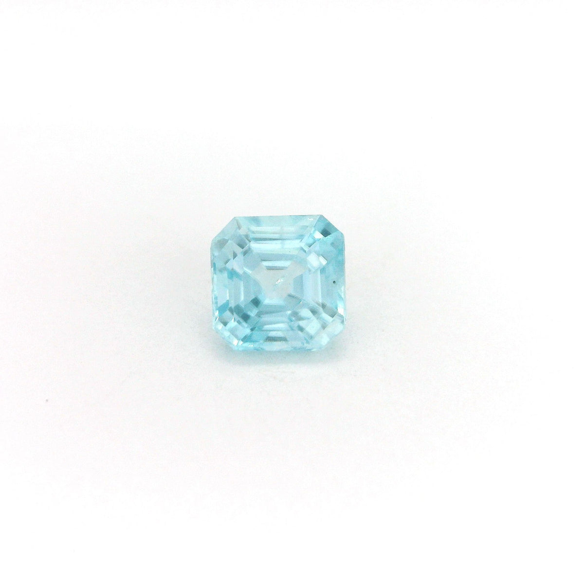 Octagonal Blue Zircon 1.45ct loose gemstone