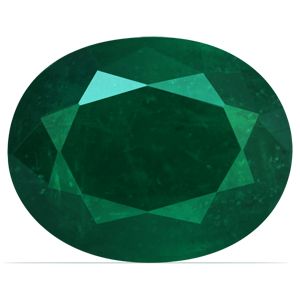 Oval Green Emerald 3.25ct loose gemstone