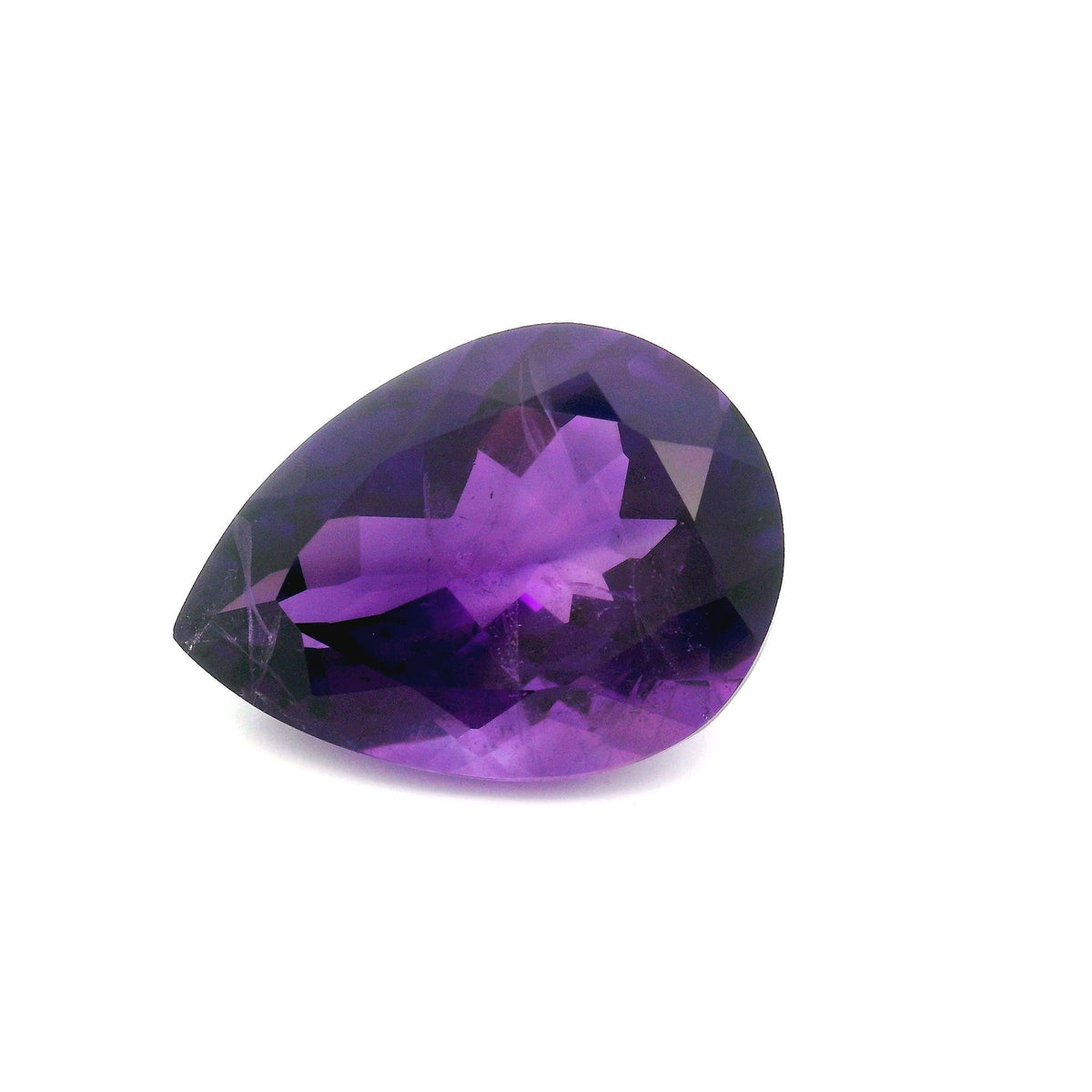 Pear Purple Amethyst 20.03ct loose gemstone
