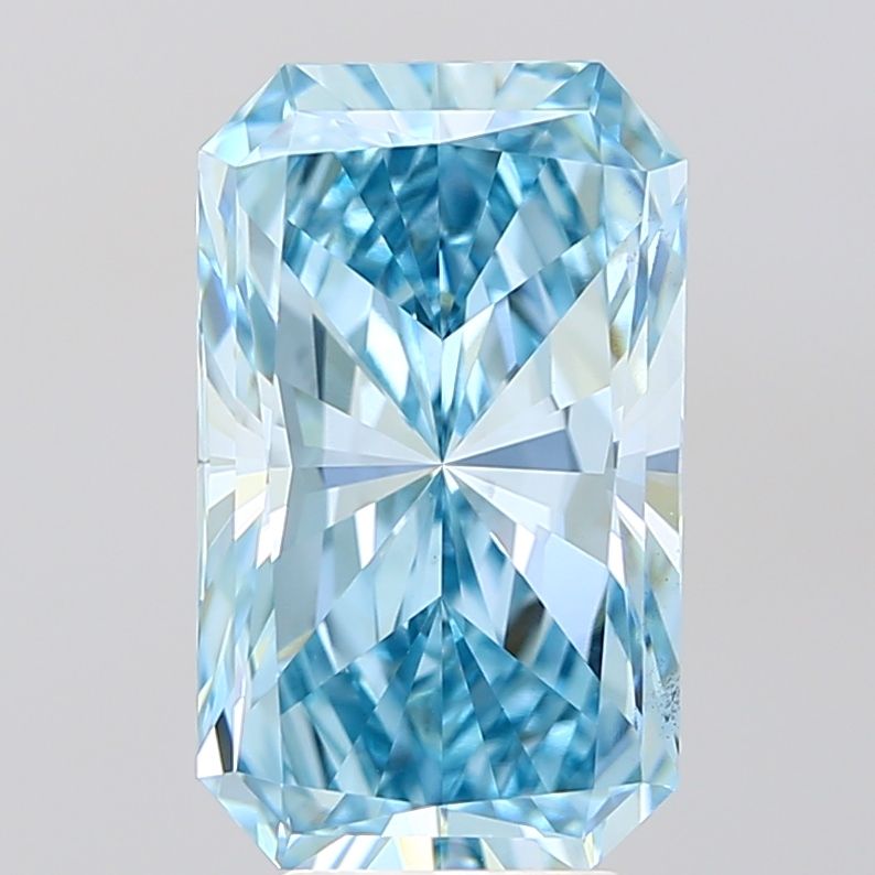 Radiant Fancy Vivid Blue Lab-grown Diamond 5.02ct VS1 loose diamond