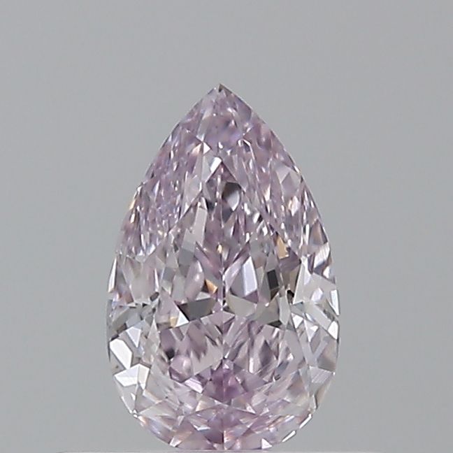 Pear Fancy Grayish Pink Purple Natural Diamond 0.5ct VS2 loose diamond