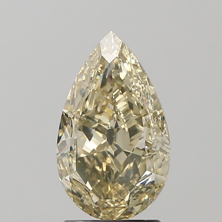 Pear Faint Blueish Gray Natural Diamond 2.32ct SI1 loose diamond