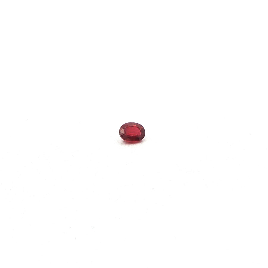Oval Red Ruby 0.48ct loose gemstone