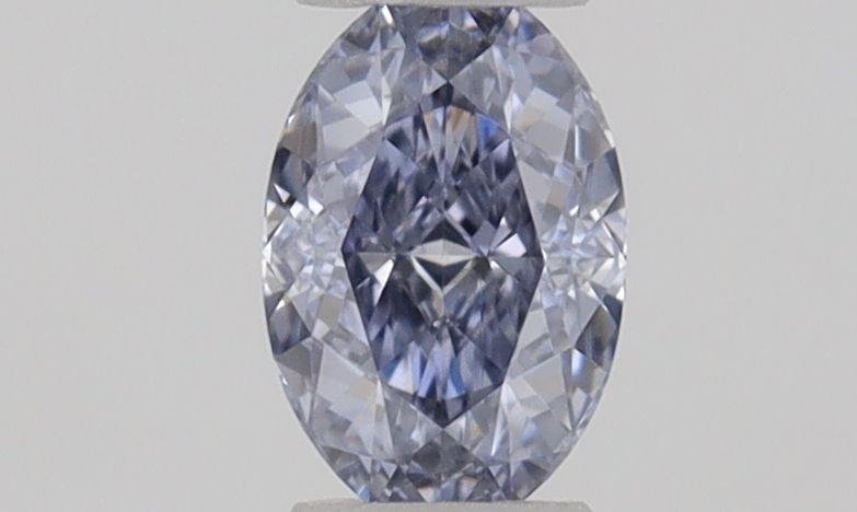 Oval Fancy Gray Blue Natural Diamond 0.13ct loose diamond