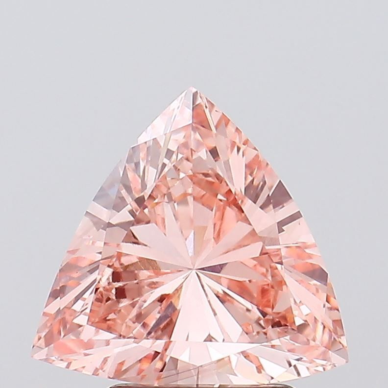 Triangular Fancy Vivid Pink Lab-grown Diamond 2.08ct VS1 loose diamond