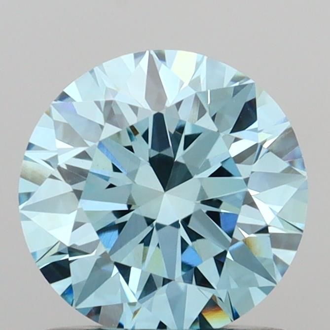 Round Fancy Intense Blue Lab-grown Diamond 1.02ct VVS2 loose diamond