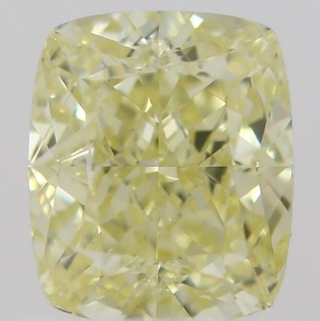 Cushion Fancy Yellow Natural Diamond 0.5ct IF loose diamond