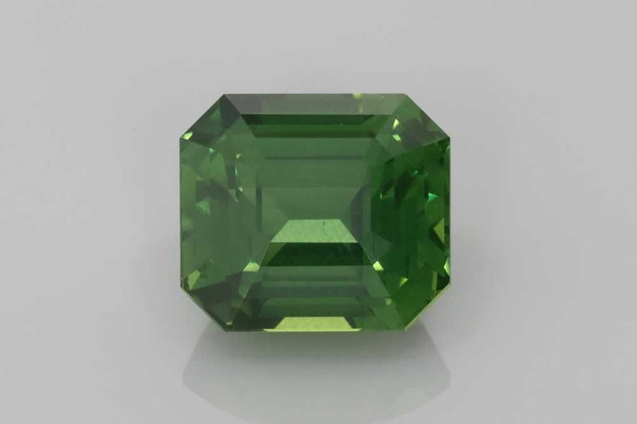Octagonal Green Sapphire 4.86ct loose gemstone