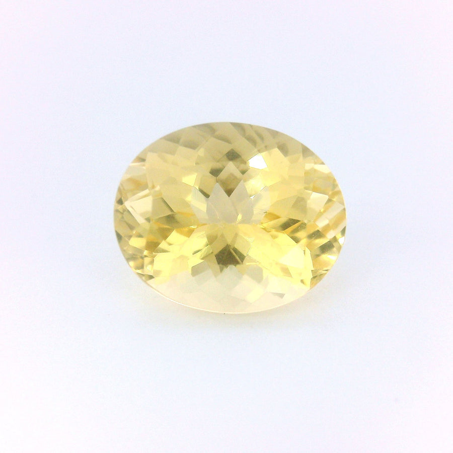 Oval Yellow Heliodor 5.14ct loose gemstone