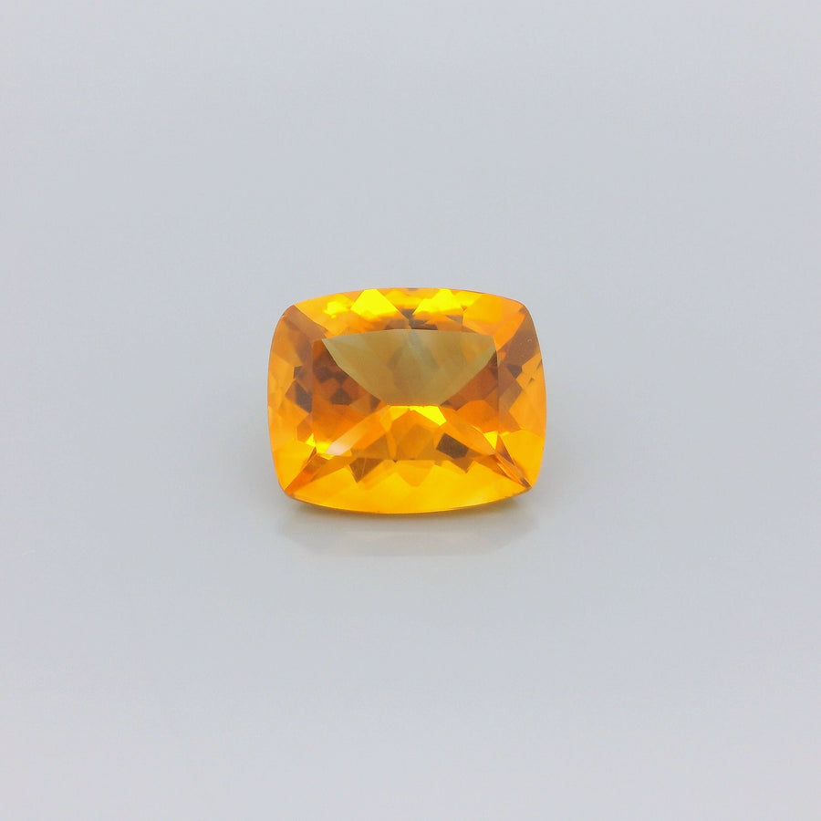 Cushion Yellow Citrine 3.38ct loose gemstone