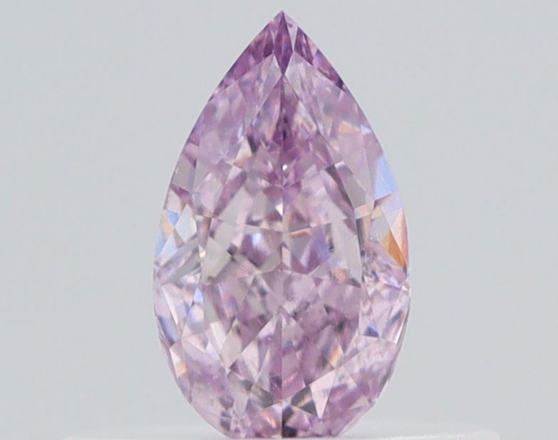 Pear Fancy Pink Purple Natural Diamond 0.32ct SI1 loose diamond