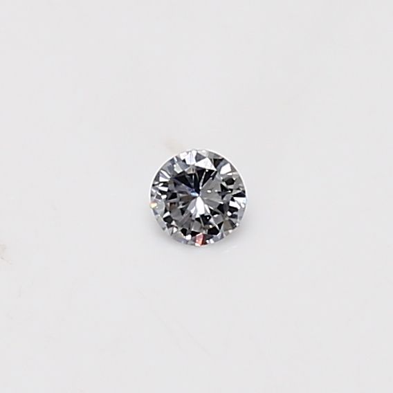 Round Gray Natural Diamond 0.07ct loose diamond