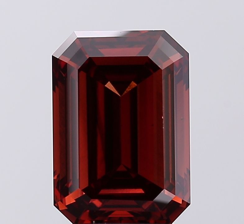 Emerald Fancy Deep Brown Lab-grown Diamond 4.05ct VS1 loose diamond