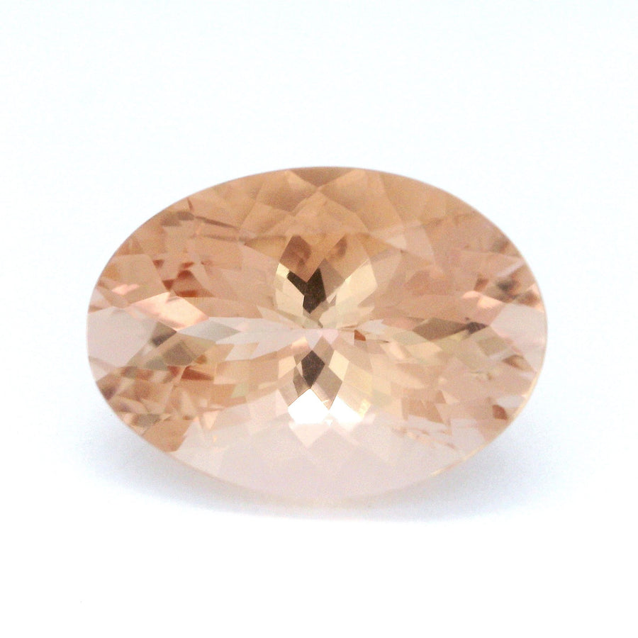 Oval Pink Morganite 11.06ct loose gemstone