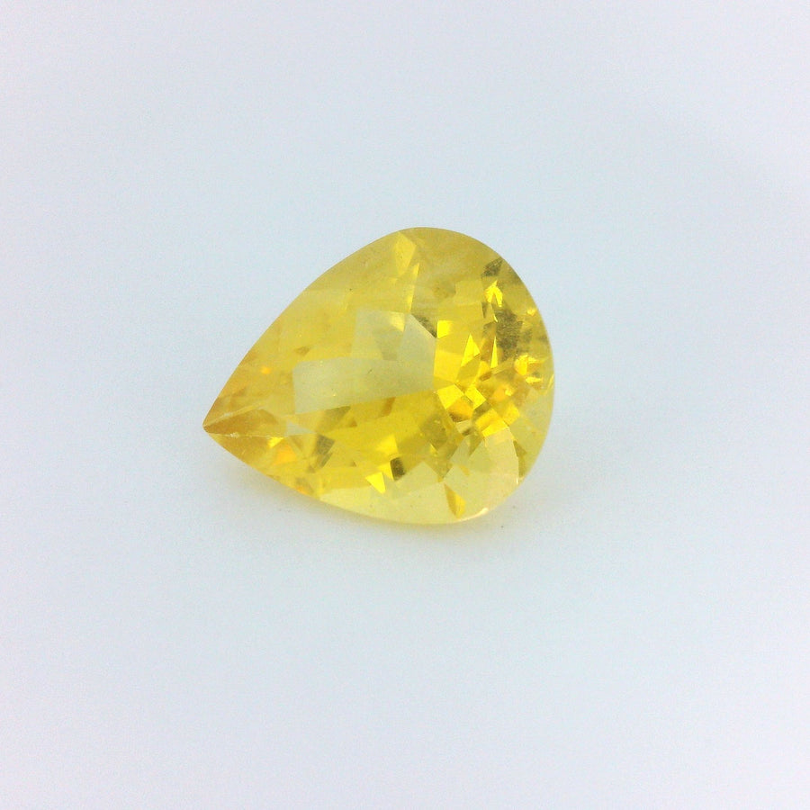 Pear Yellow Heliodor 2.81ct loose gemstone