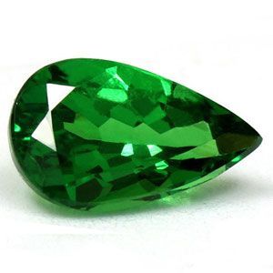 Pear Green Garnet 0.92ct loose gemstone
