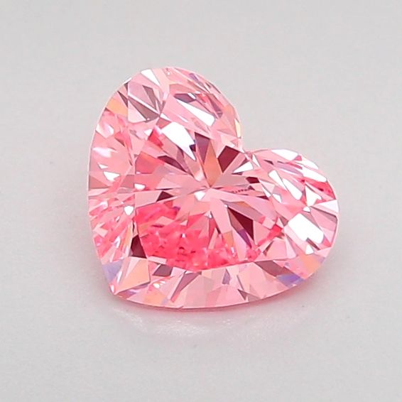 Heart Fancy Vivid Pink Lab-grown Diamond 0.69ct VS1 loose diamond