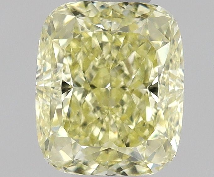 Cushion Fancy Yellow Natural Diamond 0.51ct VVS1 loose diamond
