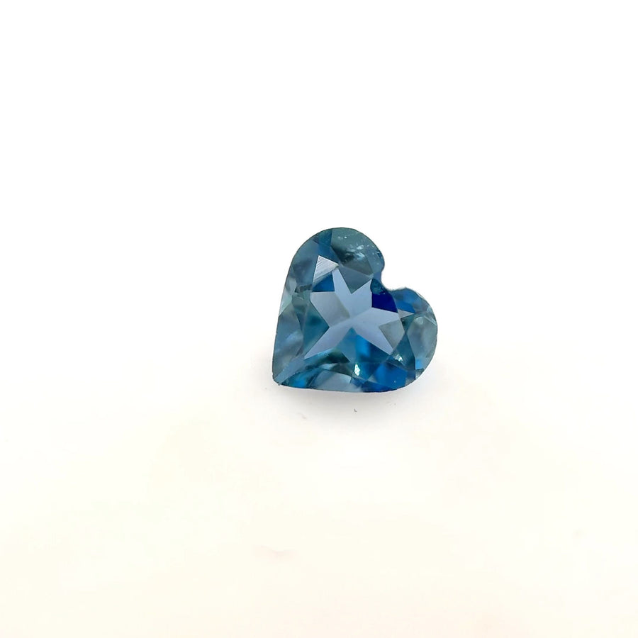 Heart Blue Aquamarine 0.32ct loose gemstone