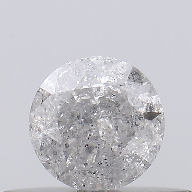 Round Salt And Pepper Natural Diamond 0.26ct I3 loose diamond